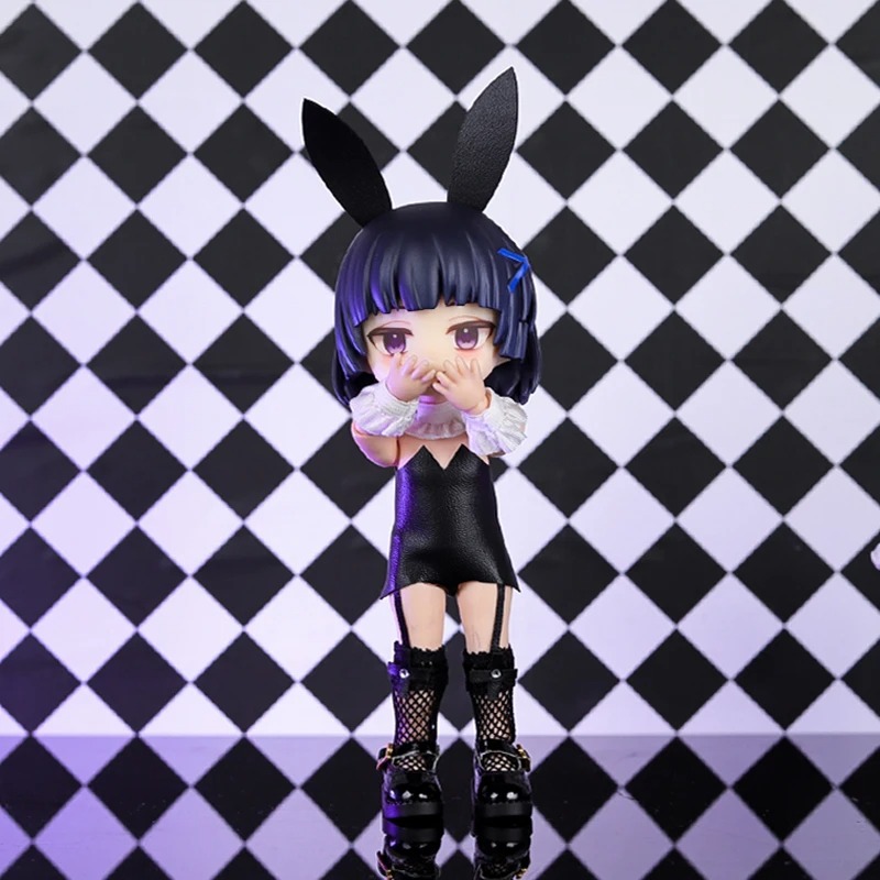 OB11ドール用バニー耳衣装セット フェイクレザージャンプス - Lace Dress のレビューと価格