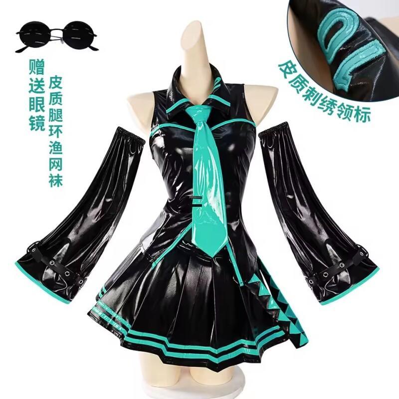 アニメコスプレフルセット、夢のようなレザーミディドレス+ J - Midi Dress のレビューと価格