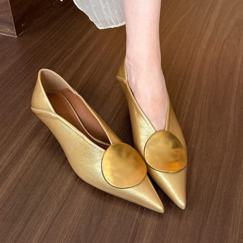 2025年春夏 ポインテッドトゥ スリッポン レディース フ - Womens Heels のレビューと価格