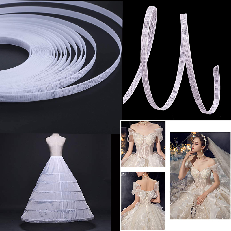 200ヤード ポリエステル製 透明ボーン コルセット ウェデ - Wedding Dress のレビューと価格