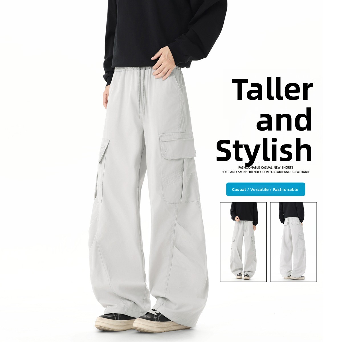トレンディな 3D テーラードスポーツスウェットパンツメンズ - Tailored Trouser Wide のレビューと価格